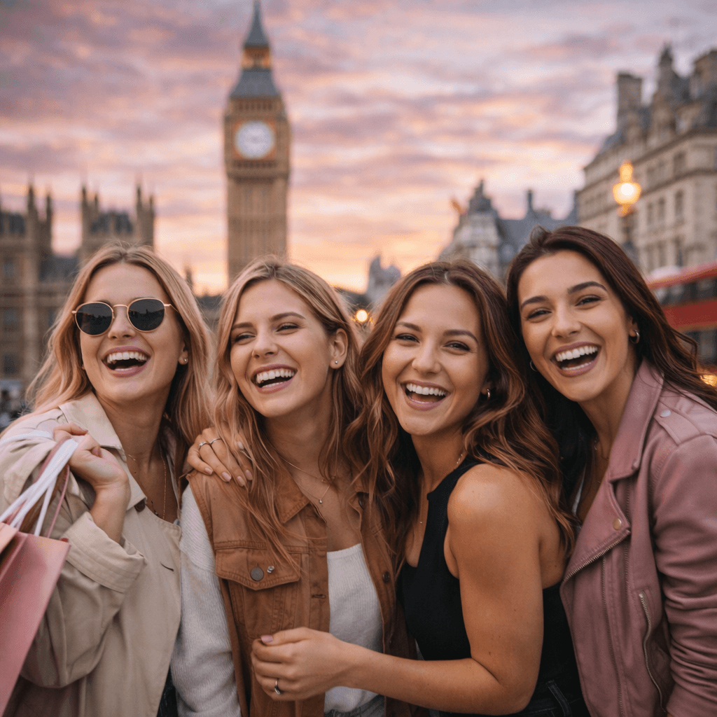 Study Shows a Girl’s Trip to London Can Reduce Stress