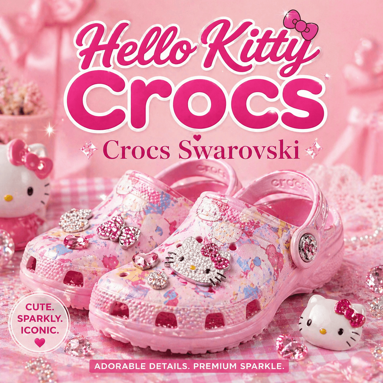 Hello Kitty x Crocs Luxury in Latest Collab with Swarovski