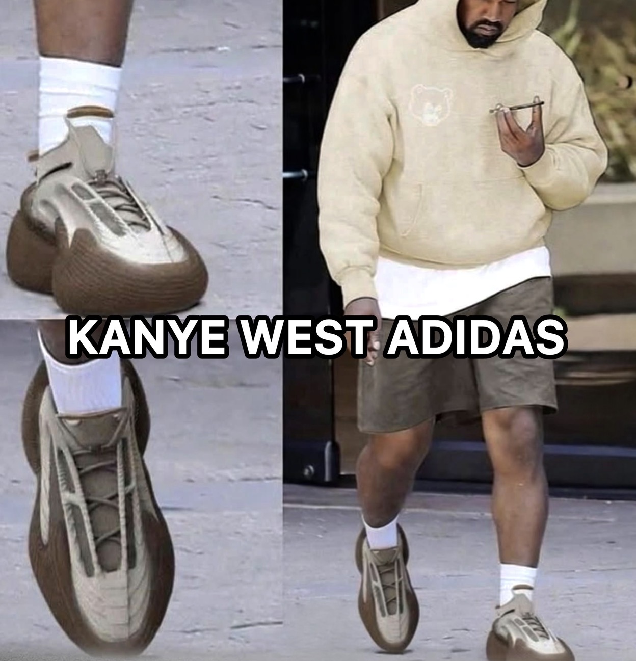 Kanye West Spotted in Unreleased adidas Prototype