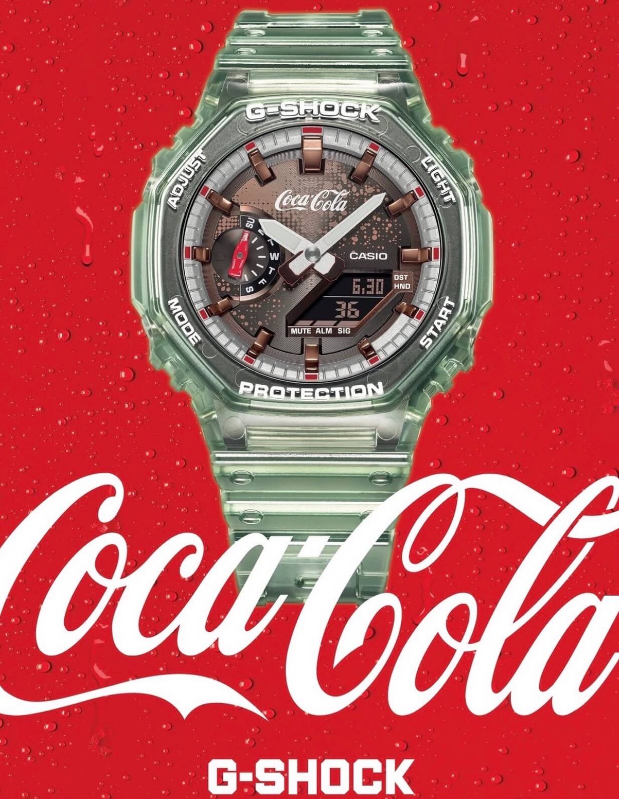 G Shock Coca Cola watch Collaboration Celebrating 140 Years