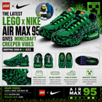 LEGO x Nike Air Max 95 Brings Minecraft Energy to Sneaker Culture