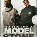Bukayo Saka & Endrick Front Stone Island x New Balance Football Campaign
