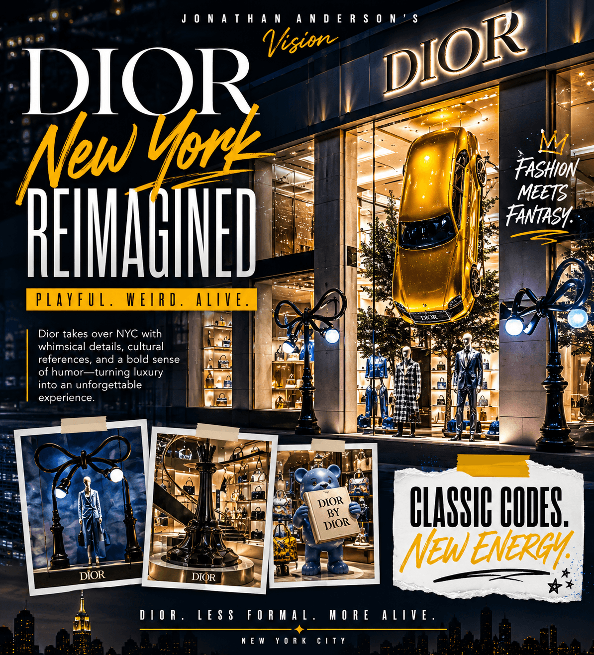 Jonathan Anderson Dior NYC installation 