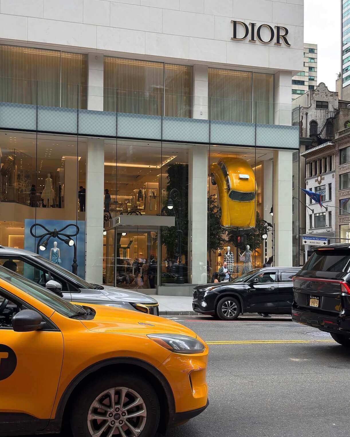 Jonathan Anderson Dior NYC installation 