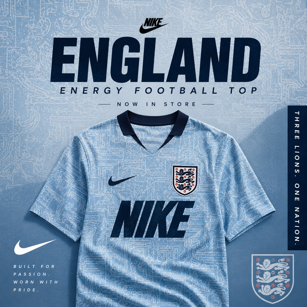 Nike England Energy Football Top Arrives in Stores