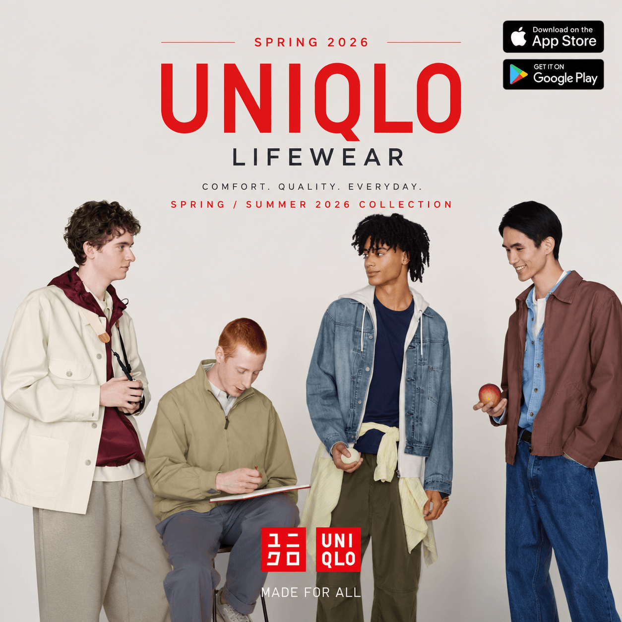 UNIQLO Unveils Its Spring/Summer 2026 LifeWear Collection