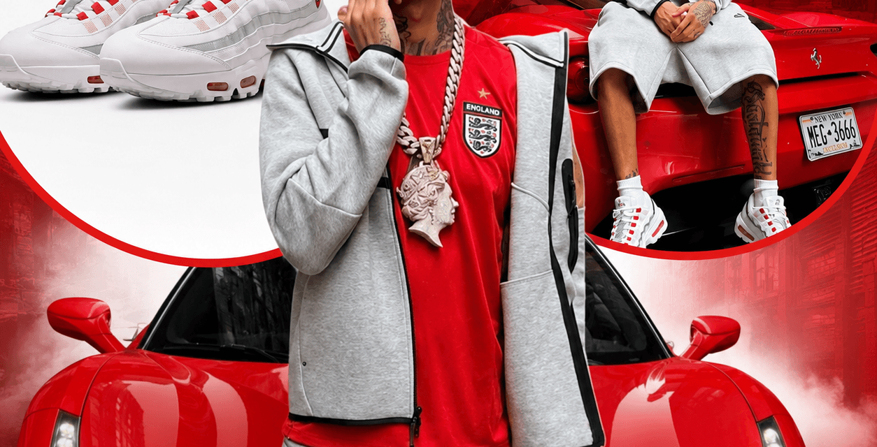 Central Cee's England-inspired Outfit Costs £773