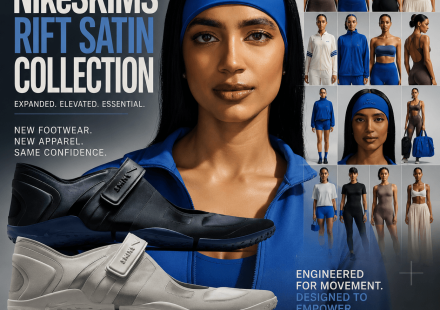 NikeSKIMS Expands the RIFT Satin Collection with New Footwear and Apparel