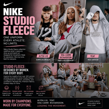 Nike Studio Fleece Is Built for Every Athlete collection