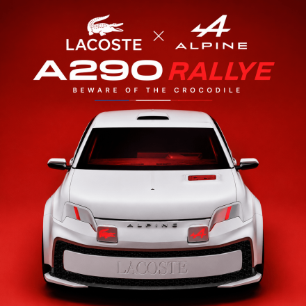 Alpine and Lacoste Unveil the A290 Rallye Collaboration