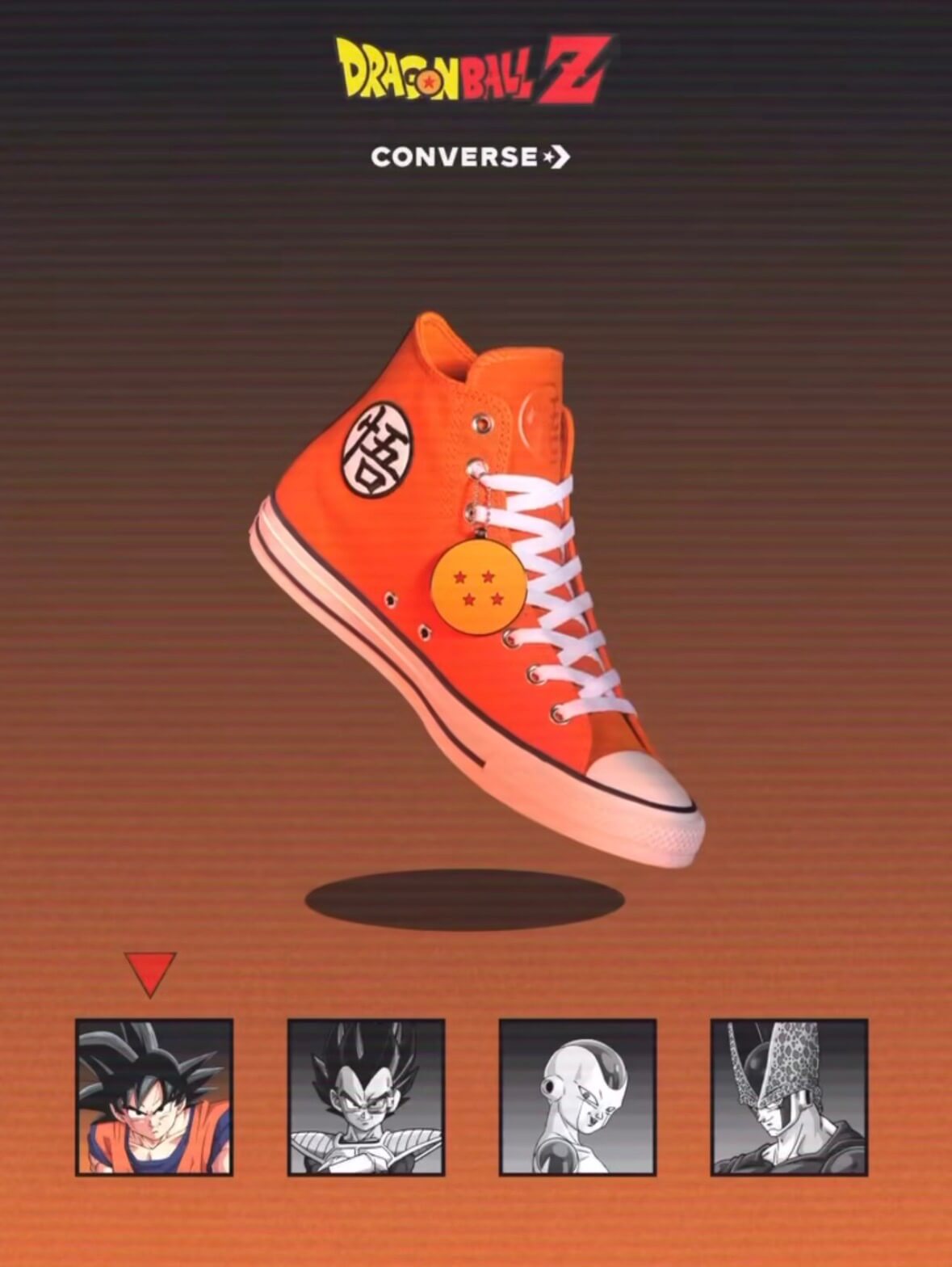 Converse x Dragon Ball Z Collection Chuck Taylors