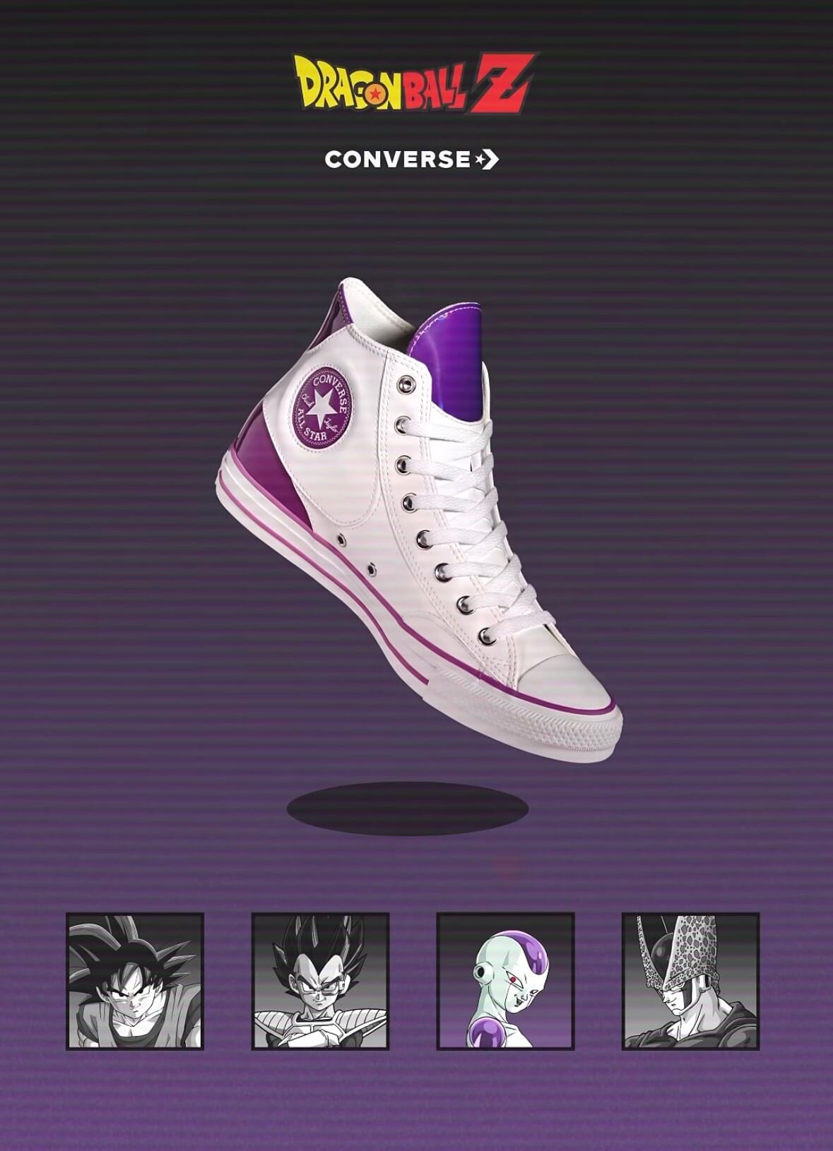 Converse x Dragon Ball Z Collection Chuck Taylors