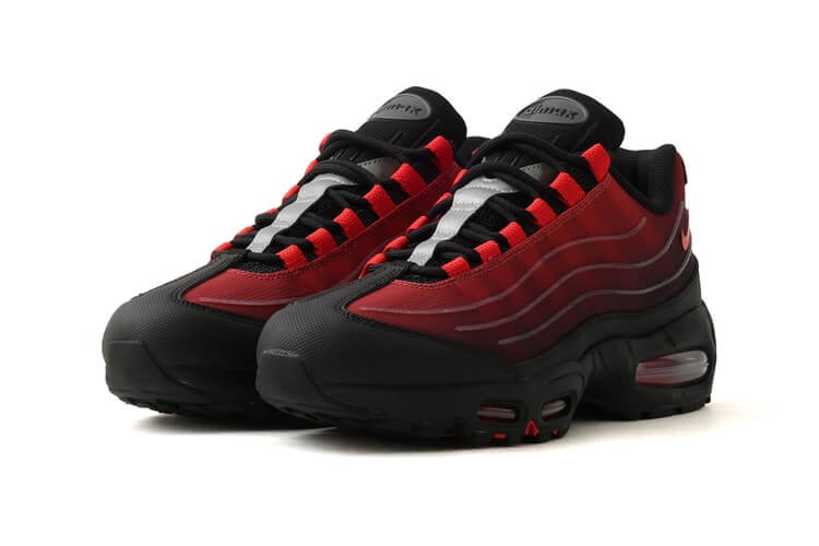 Nike Air Max 95 Big Bubble Tech Red Black Bold New Look 
