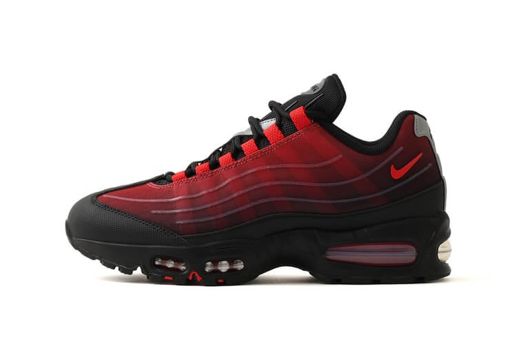 Nike Air Max 95 Big Bubble Tech Red Black Bold New Look 