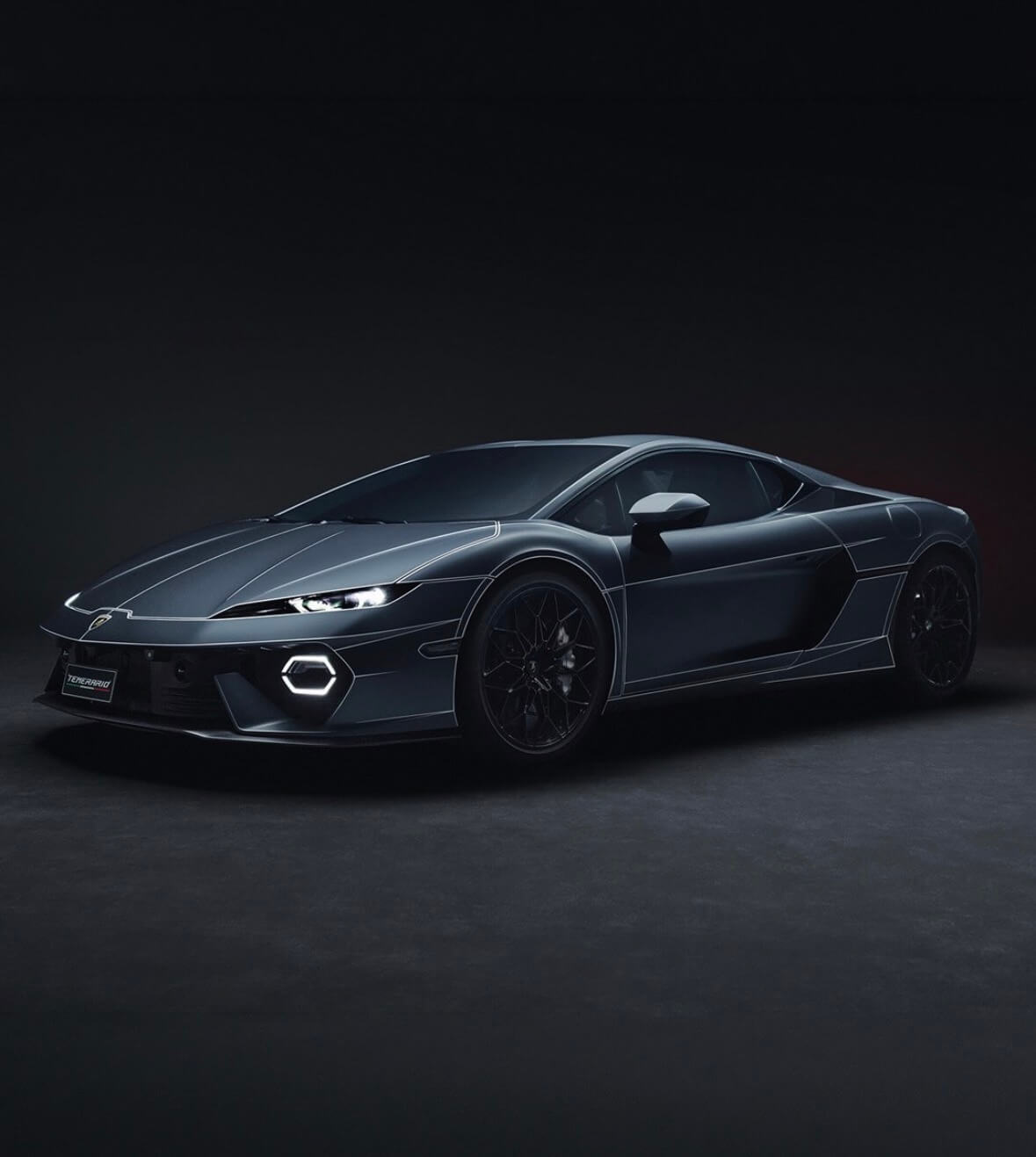 Lamborghini Temerario Ad Personam Looks Like It Drove Out of Tron