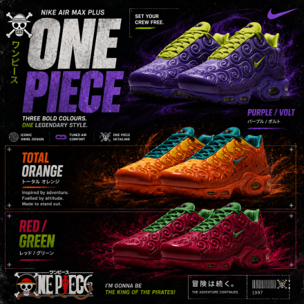 One Piece x Nike TN Air Max Plus Upcoming Drop