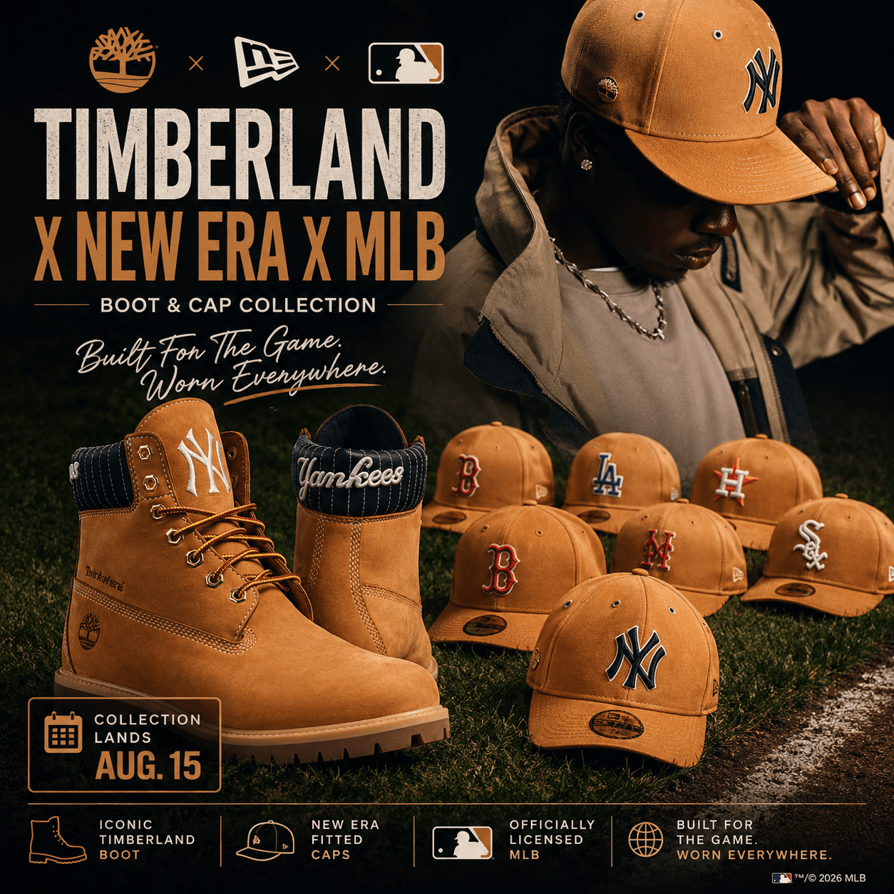 Timberland x New Era collection Drop 2026