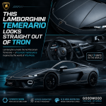 Lamborghini Temerario Ad Personam Looks Like It Drove Out of Tron