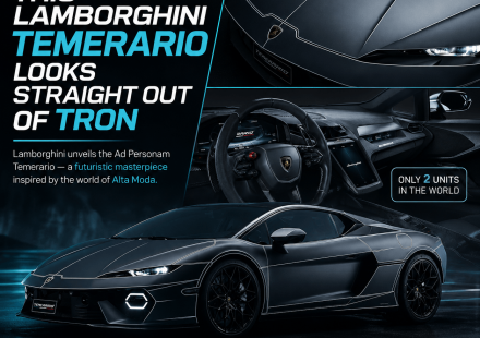 Lamborghini Temerario Ad Personam Looks Like It Drove Out of Tron