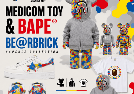 Medicom Toy and BAPE Unite for a Colourful BE@RBRICK Capsule Collection