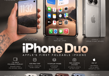 Apple iPhone Duo: First Foldable iPhone Unveiled With 7.6-Inch Display