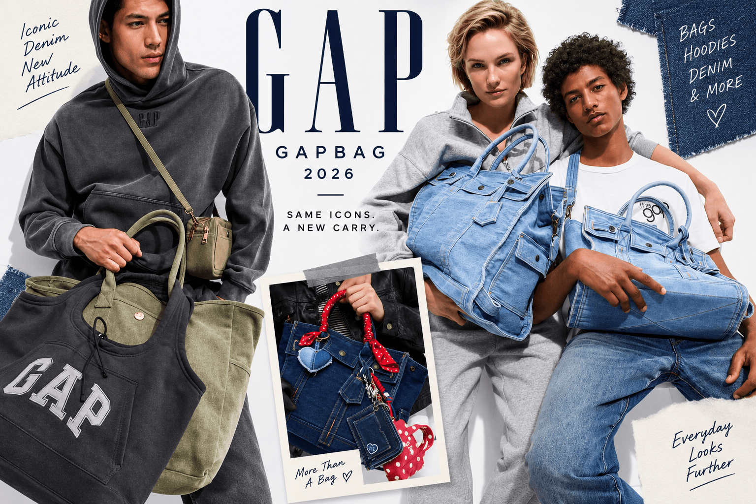 Gap Turns Its Iconic Denim Into Handbags
