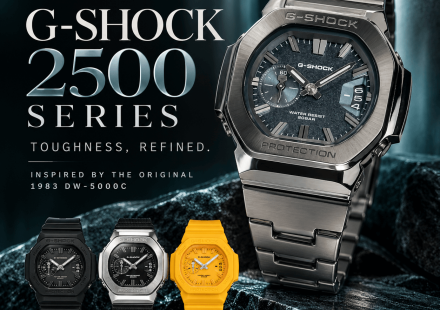 Casio G-SHOCK 2500 Series stainless-steel watch and new colourways