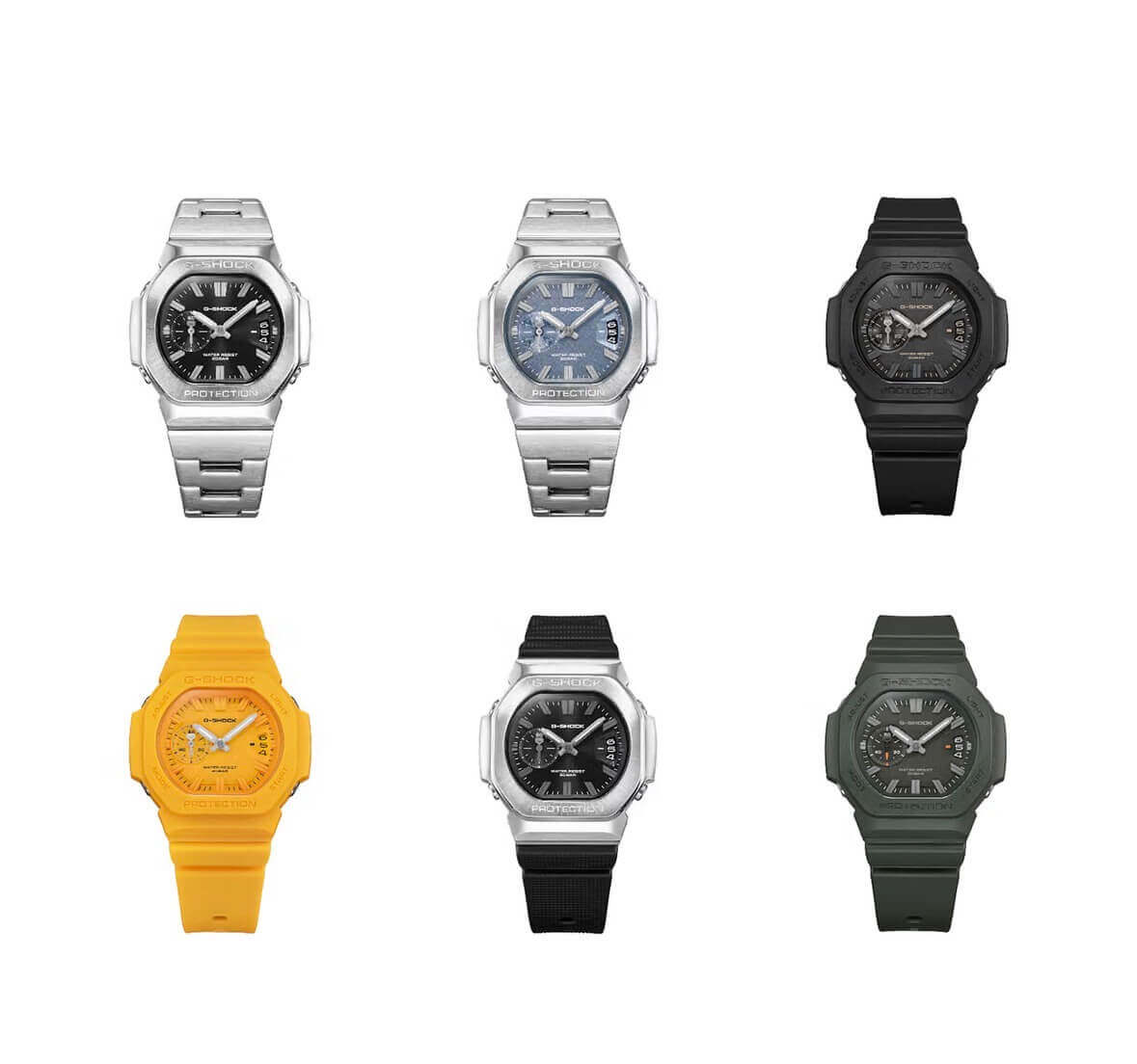 Casio G-SHOCK 2500 Series stainless-steel watch and new colourways