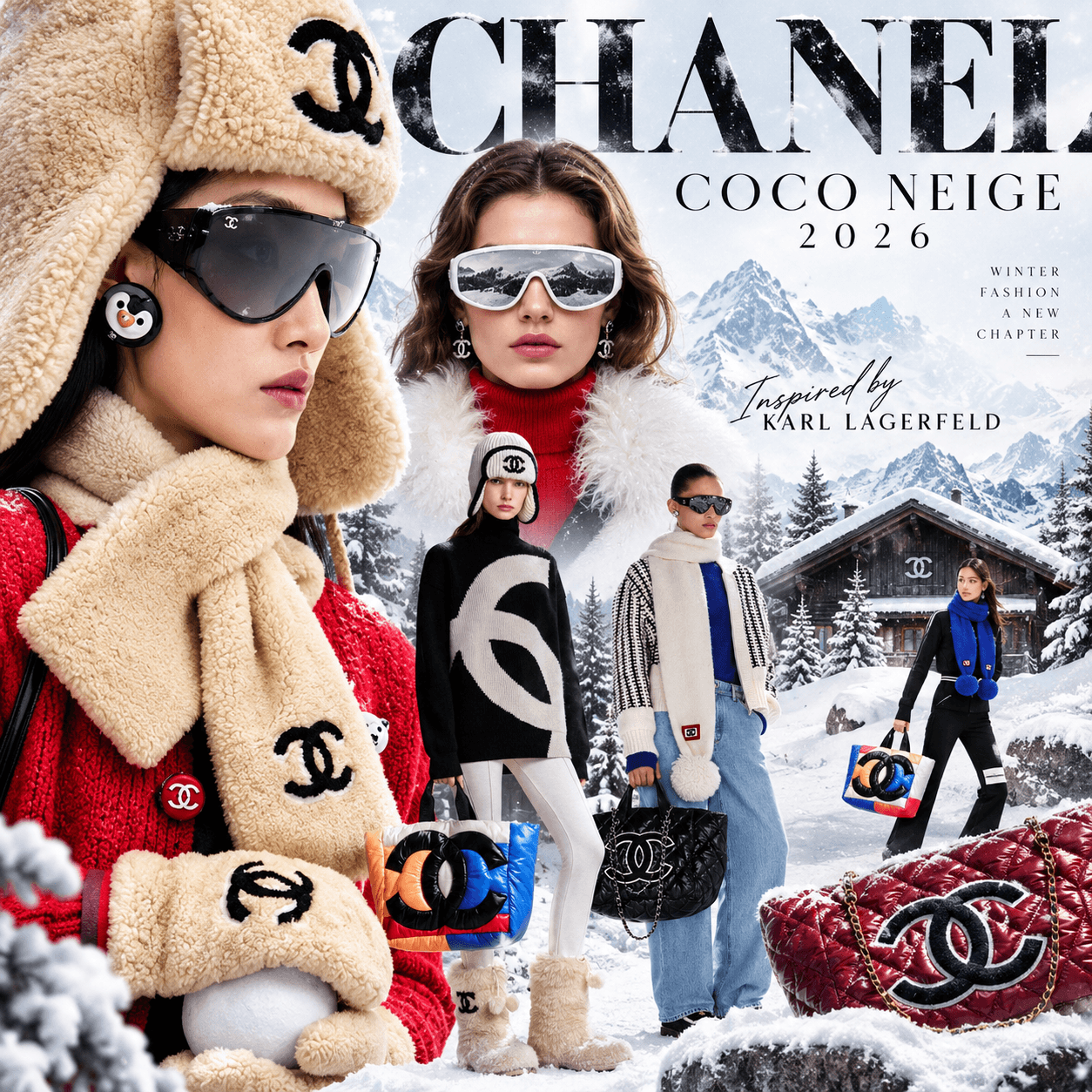 Chanel Coco Neige 2026: A Winter Campaign Inspired by Karl Lagerfeld