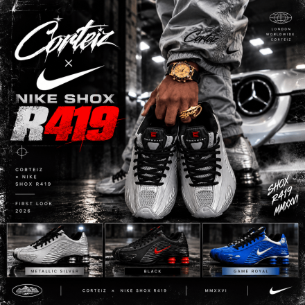 First Look: Corteiz x Nike Shox R419
