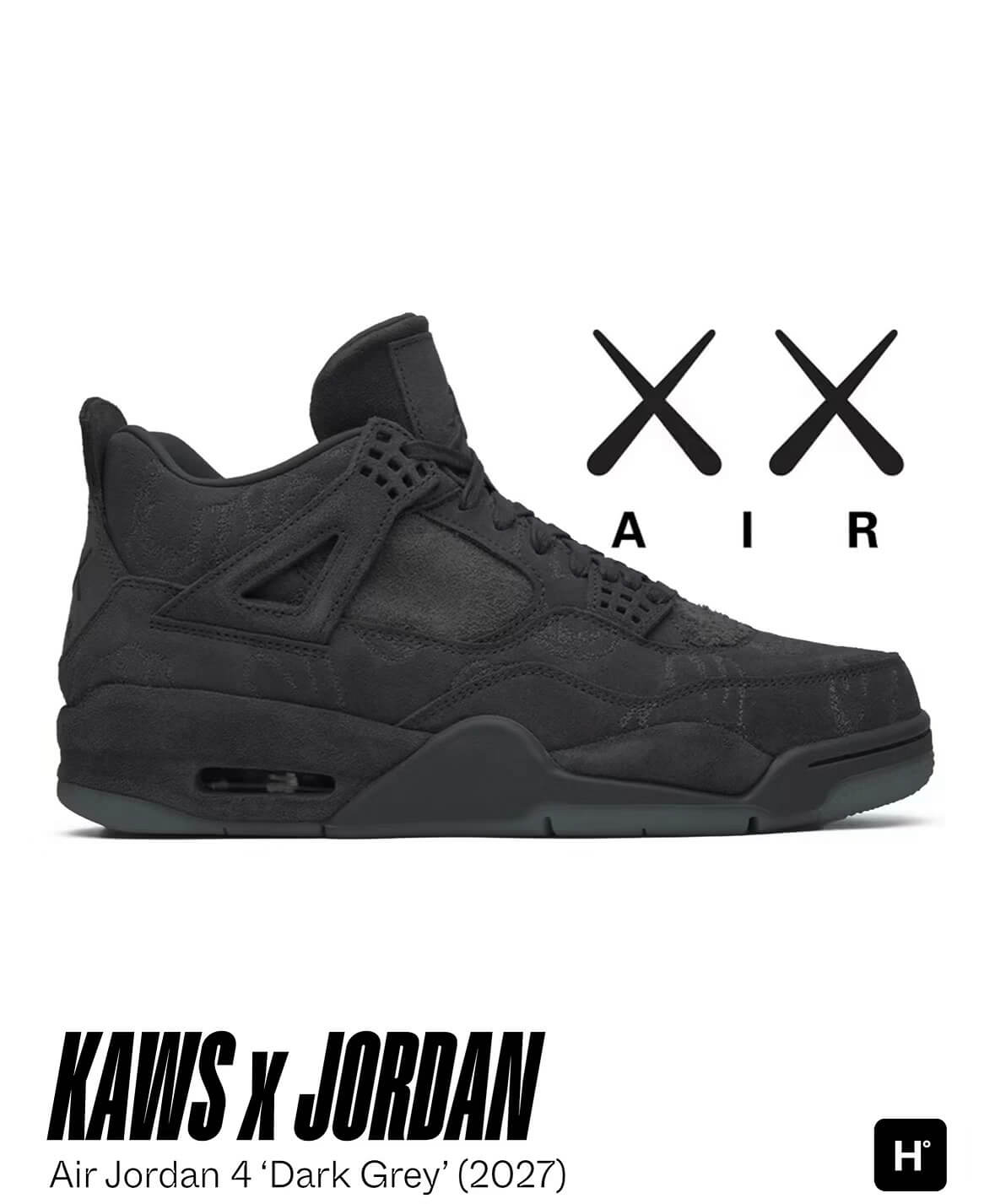 KAWS x Air Jordan 4 “Dark Grey” Expected Summer 2027