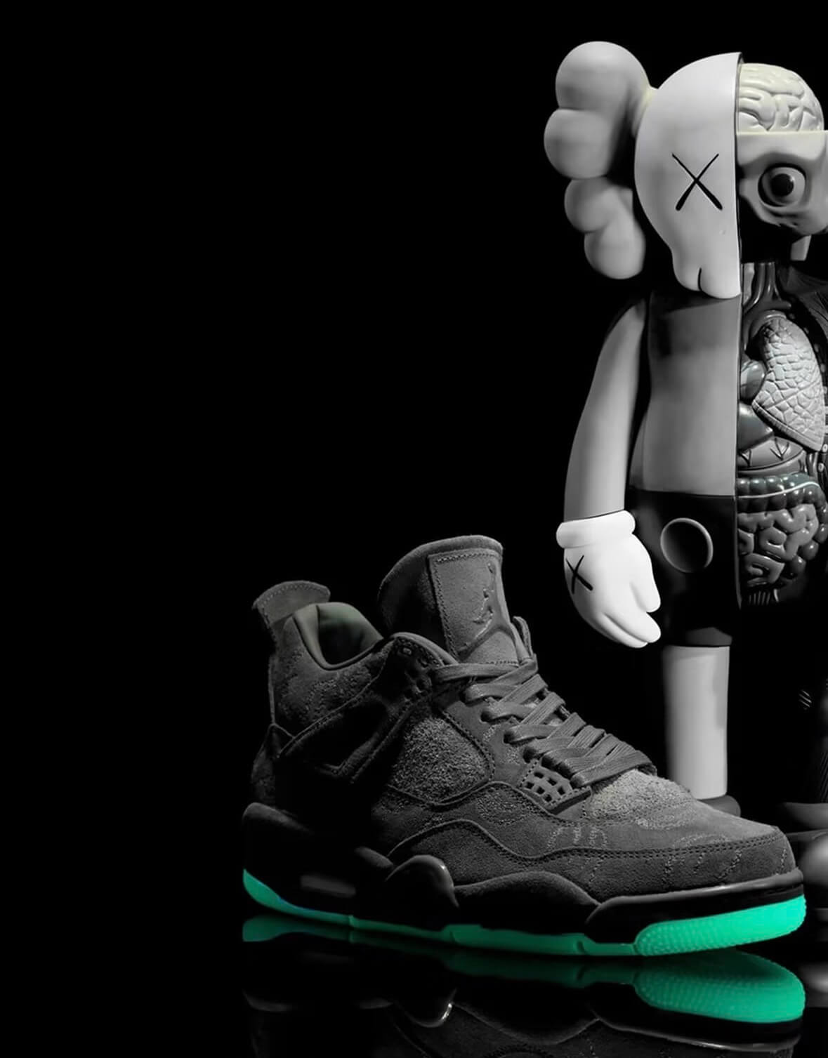 KAWS x Air Jordan 4 “Dark Grey” Expected Summer 2027