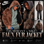 Upcoming Drop: New Nike Faux Fur Brown Jacket