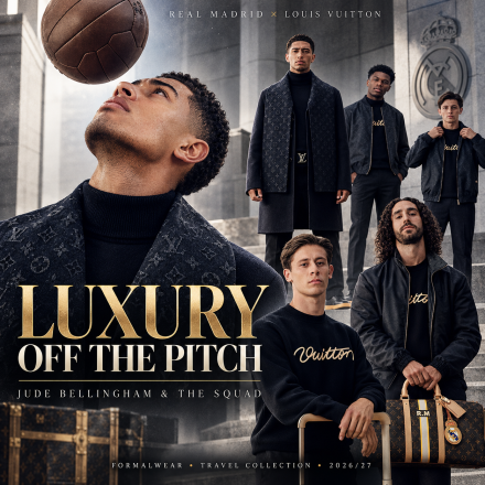 Jude Bellingham Suits Up in Louis Vuitton for Real Madrid’s New Formalwear Collection