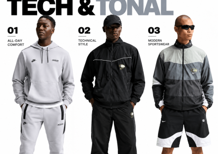 Nike Tech & Tonal Outfits: 3 All-Day Looks Mixing Comfort and Performance