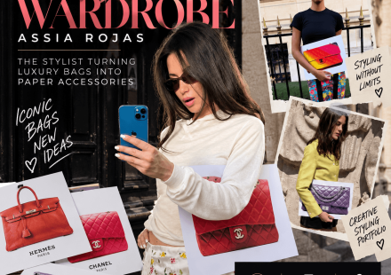 Assia Rojas Turns Luxury Bags Into Paper Accessories